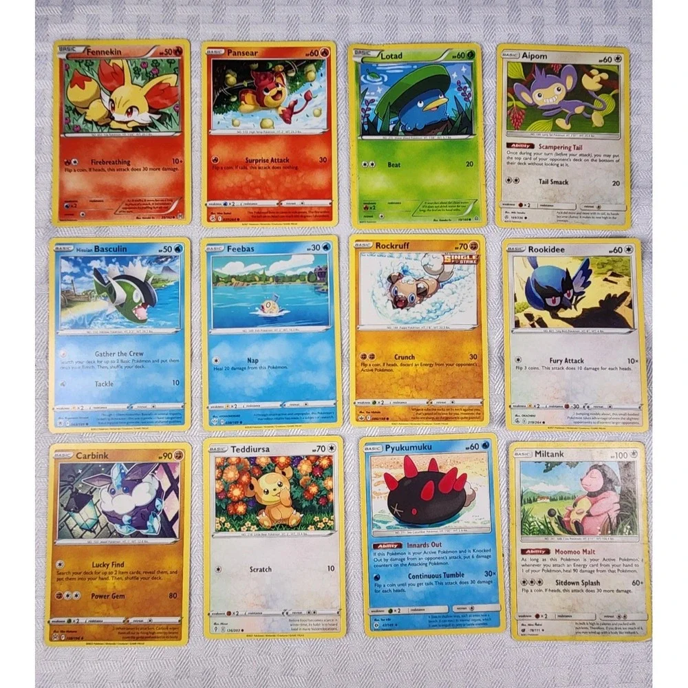 Pokémon Card Lot Of 12